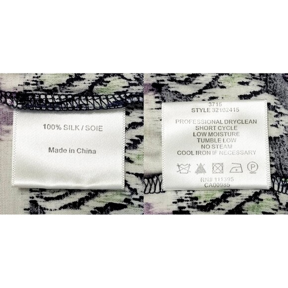 TORY BURCH Women's Arjeta Dress Sz XS Multicolor Colorful 100% Silk A-Line - Picture 6 of 6